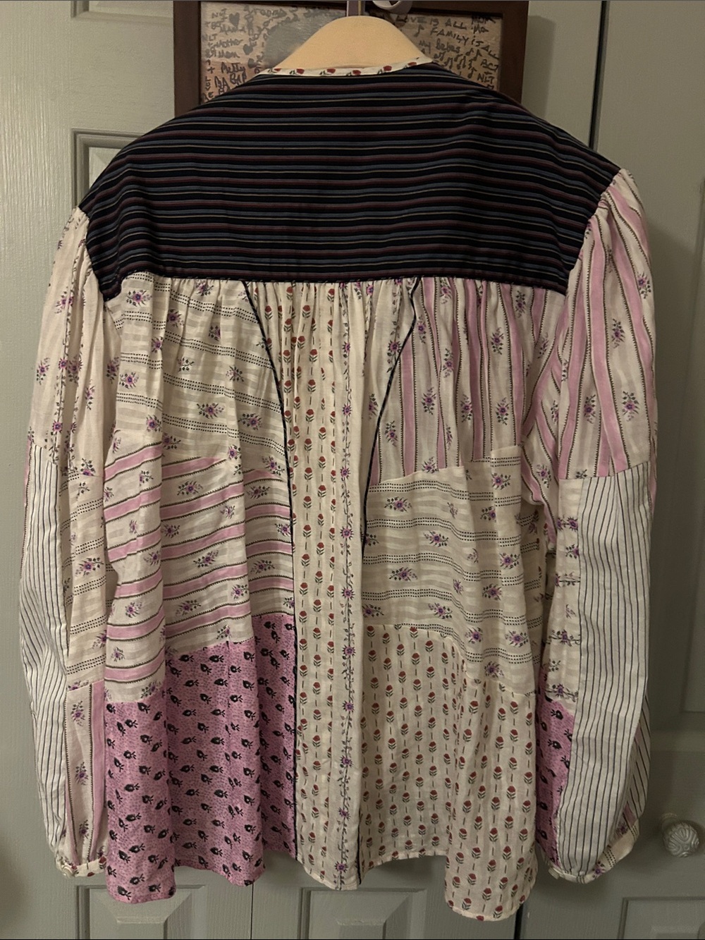 Isabel Marant Patchwork Floral Button-Up Top sz 44 - Picture 7 of 12